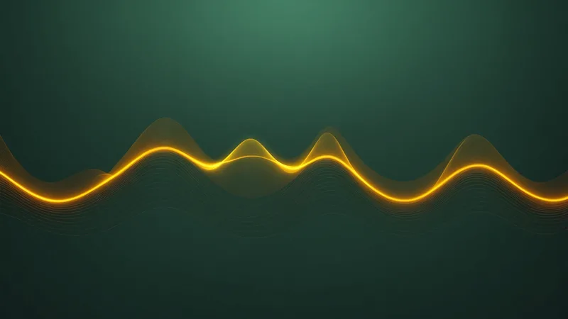 Abstract wave pattern representing cyclical demand patterns